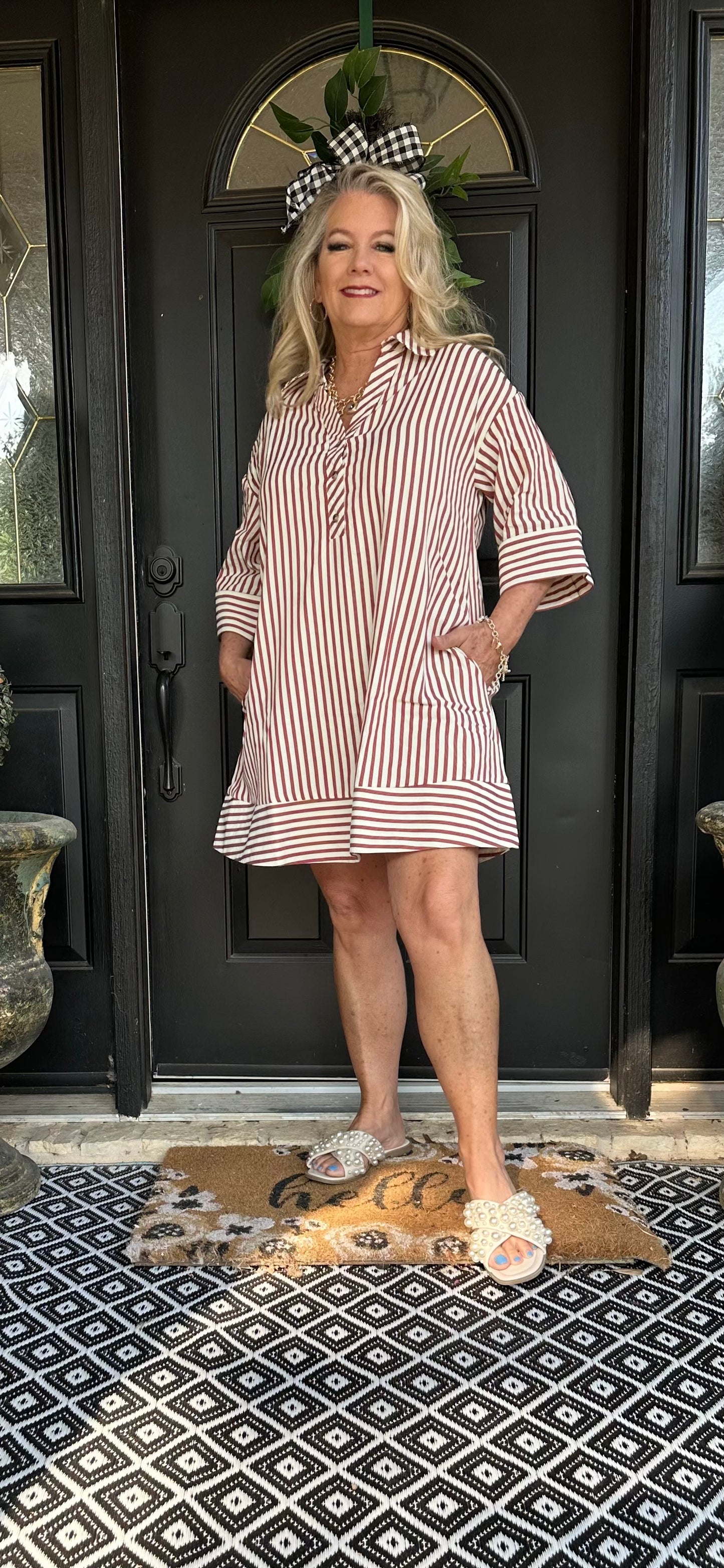 Suzzie stripe Dress