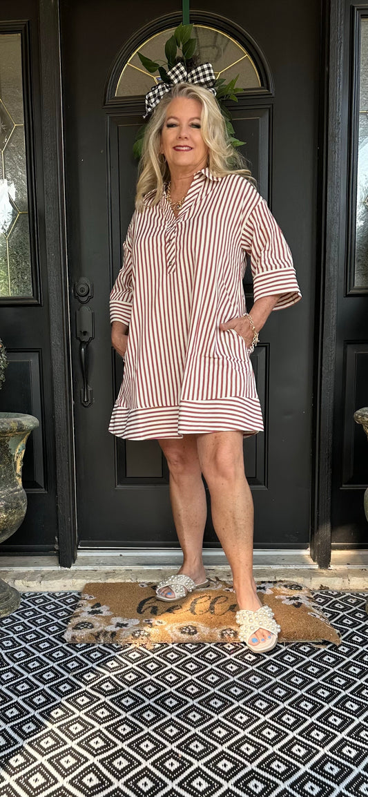 Suzzie stripe Dress