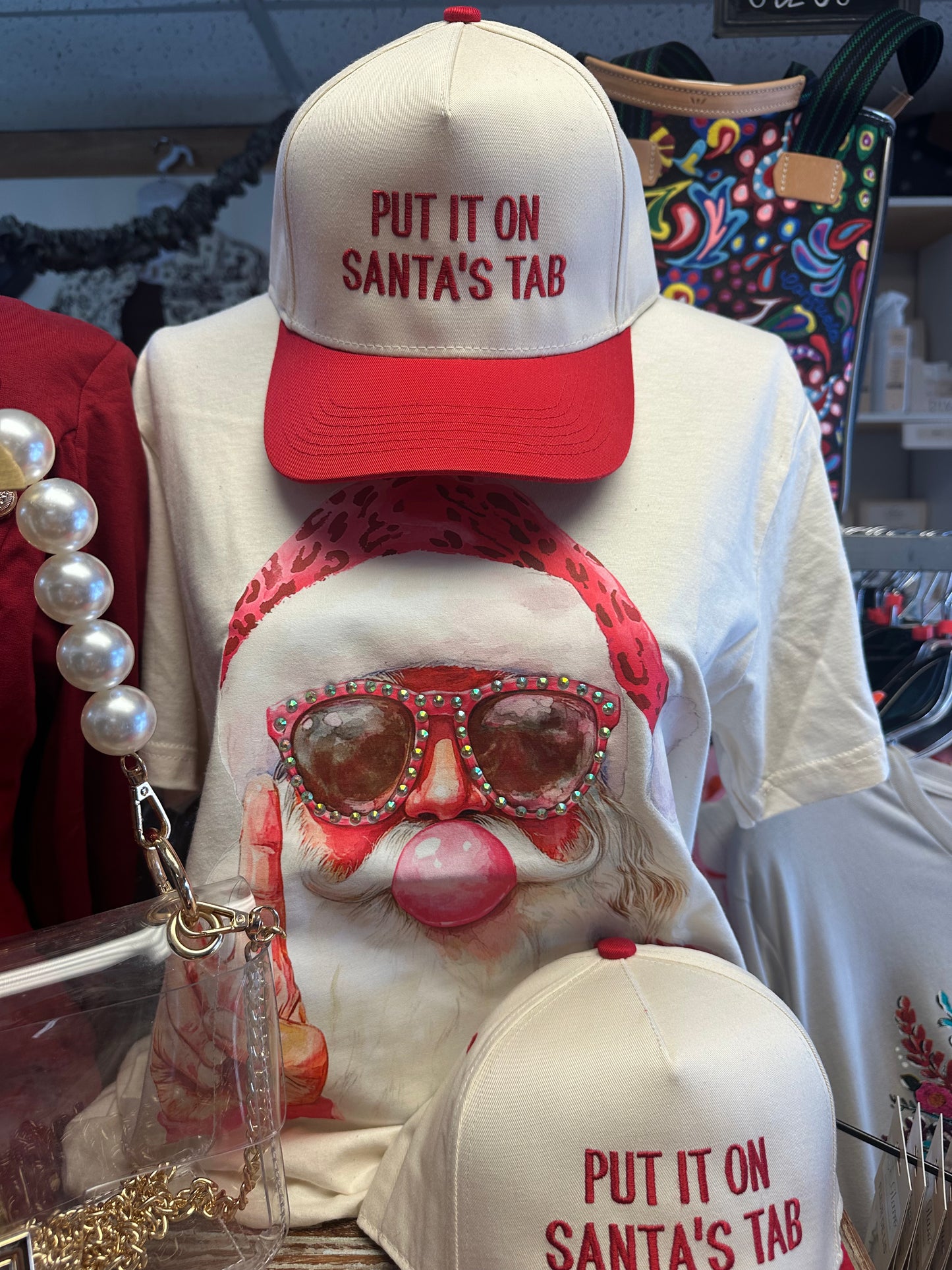 Santa bubble tee