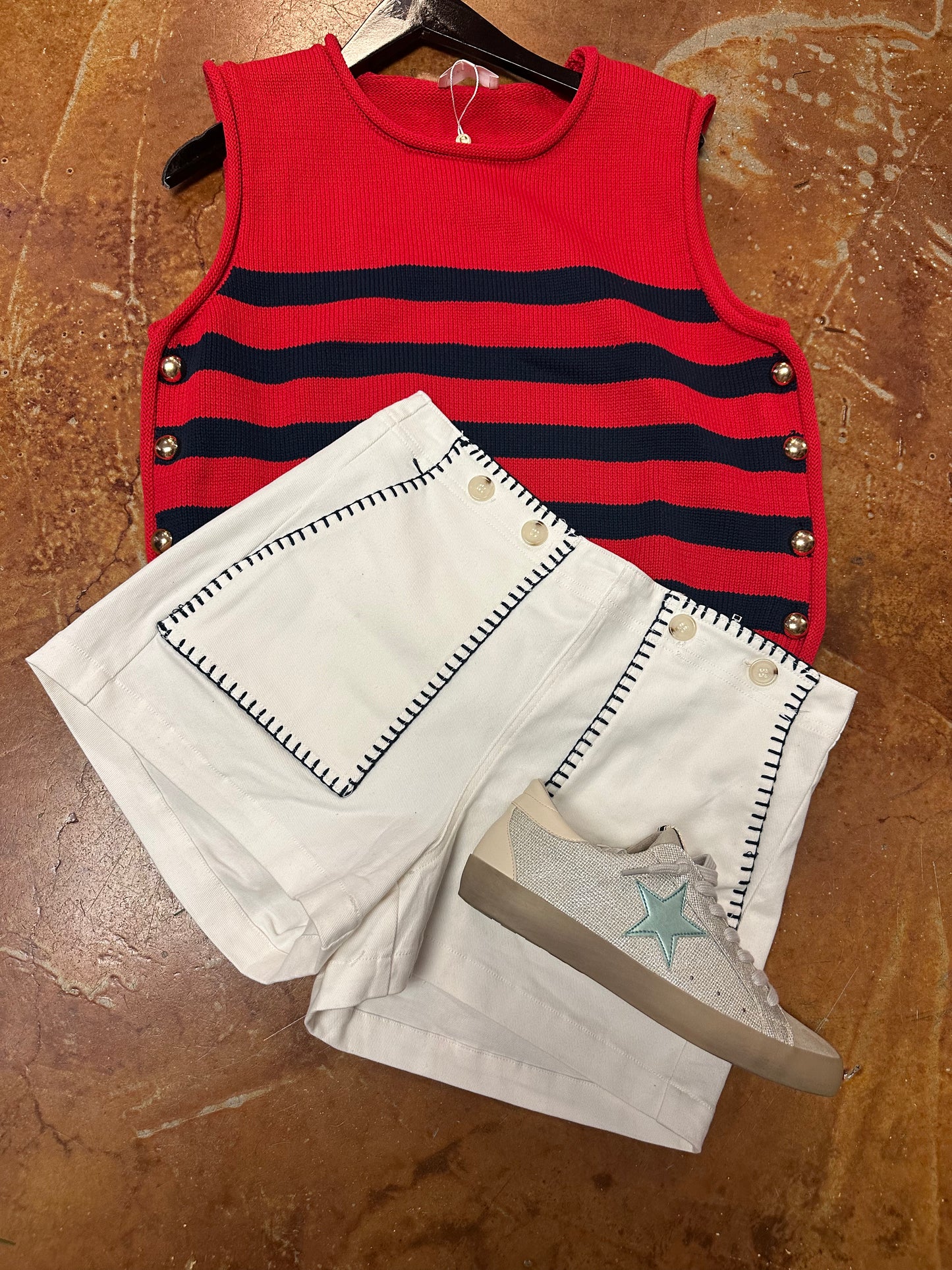 Stripe nautical sweater