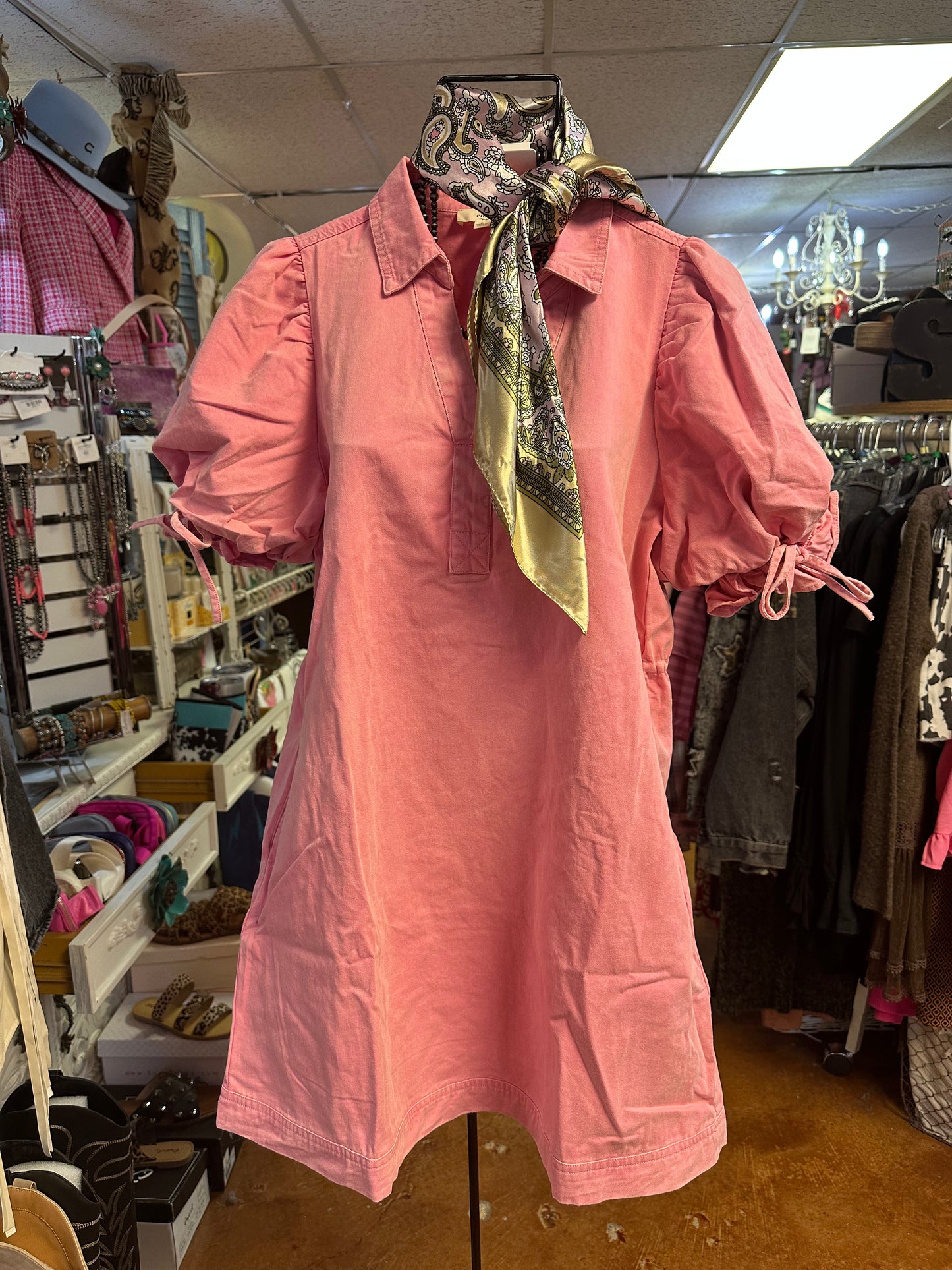 Denim Cowtown dress