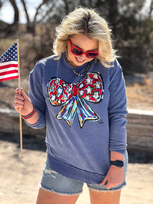 Callie Patriotic Bow