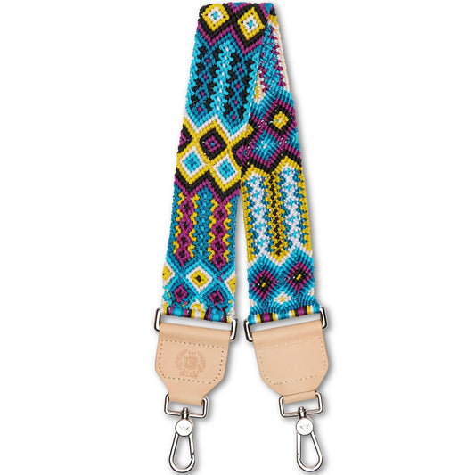BLUEBERRY, wide woven strap