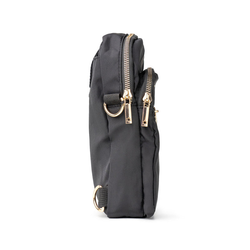 BLACK ROUNDTRIP CONVERTIBLE SLING