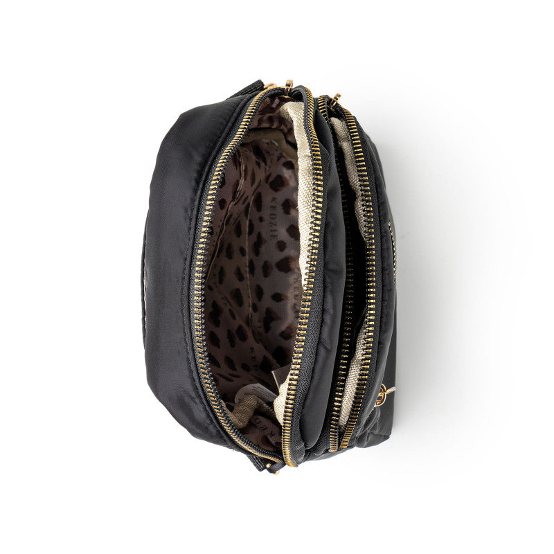 BLACK ROUNDTRIP CONVERTIBLE SLING