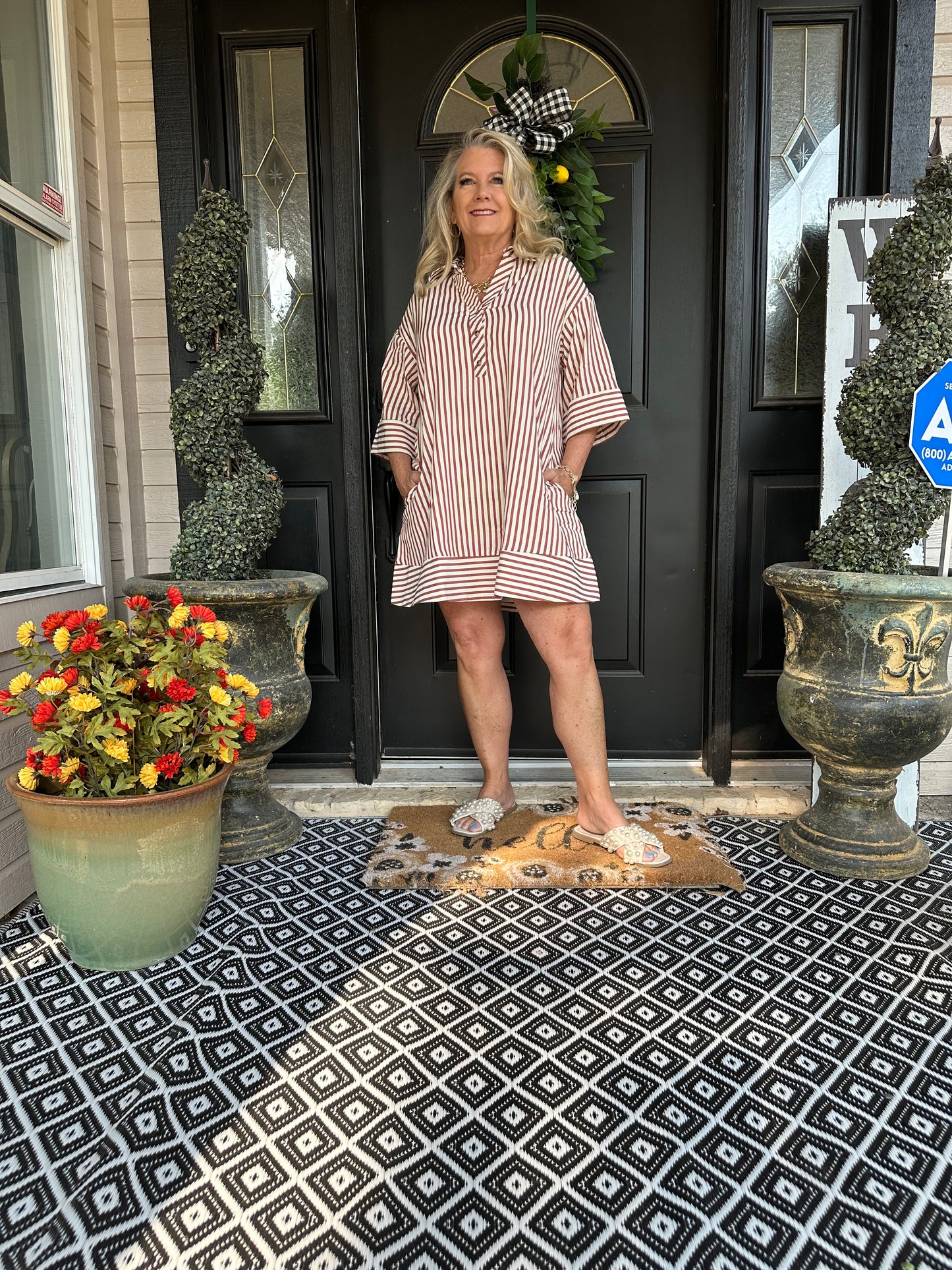 Suzzie stripe Dress