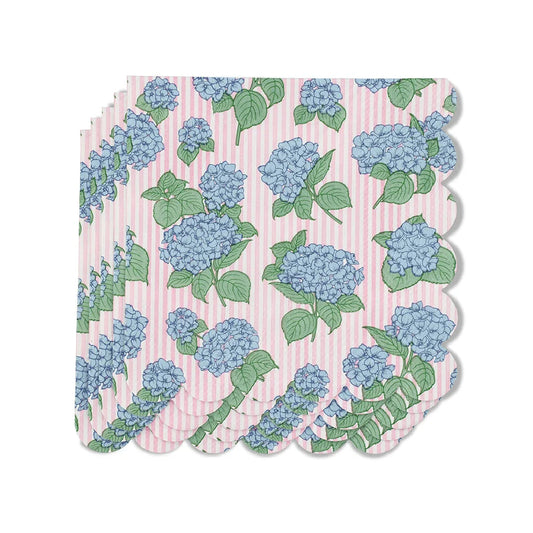 Hydrangea Cocktail Napkins