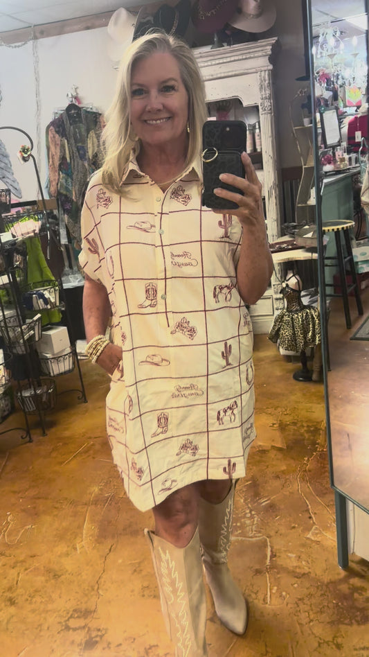 Howdy Cowgirl dress
